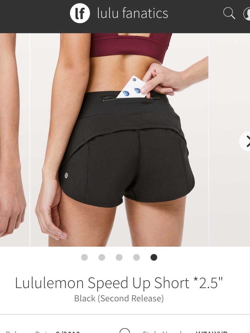 lululemon athletica Speed Up 2.5" Running Shorts - Black